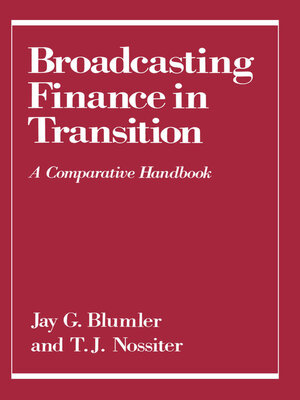 cover image of Broadcasting Finance in Transition